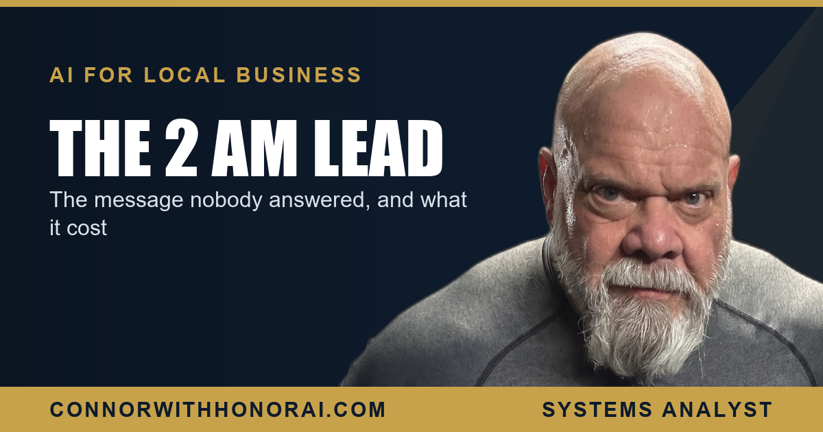 The 2 AM Lead Nobody Answered, by Connor MacIvor